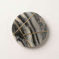 Black Marble Brass Inlay