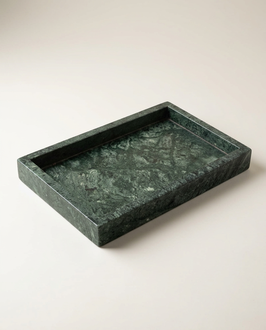 Green Marble Tray