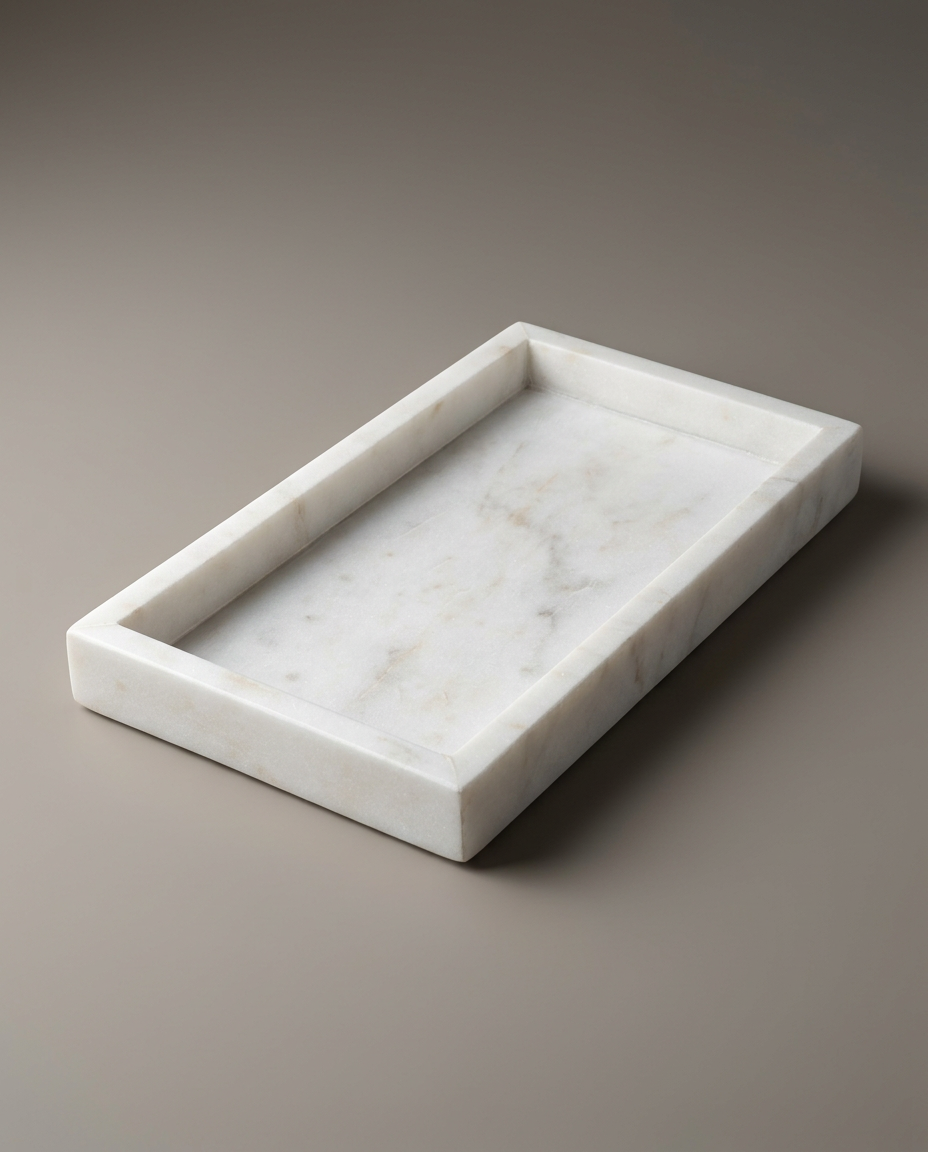 Rectangular White Tray