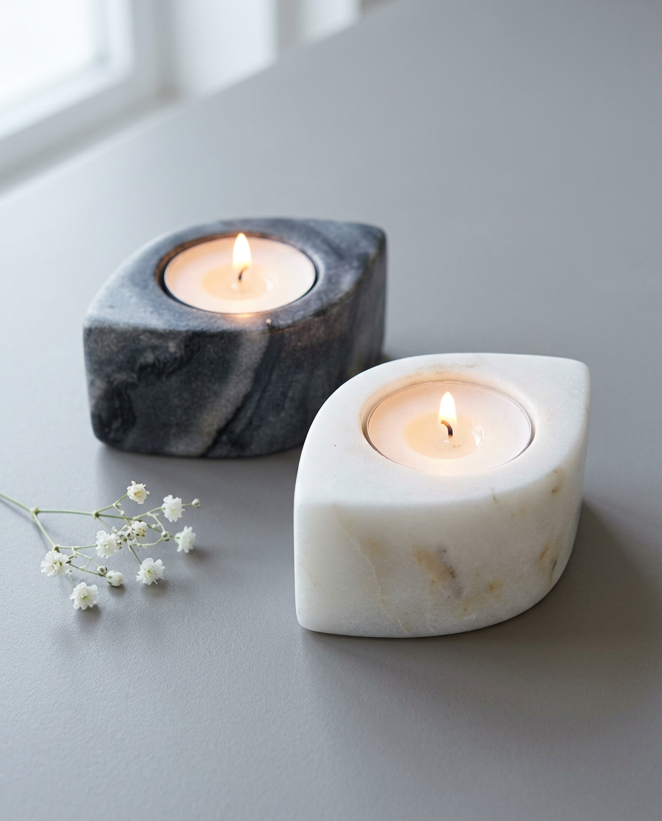 Pointed Oval Candle Holder