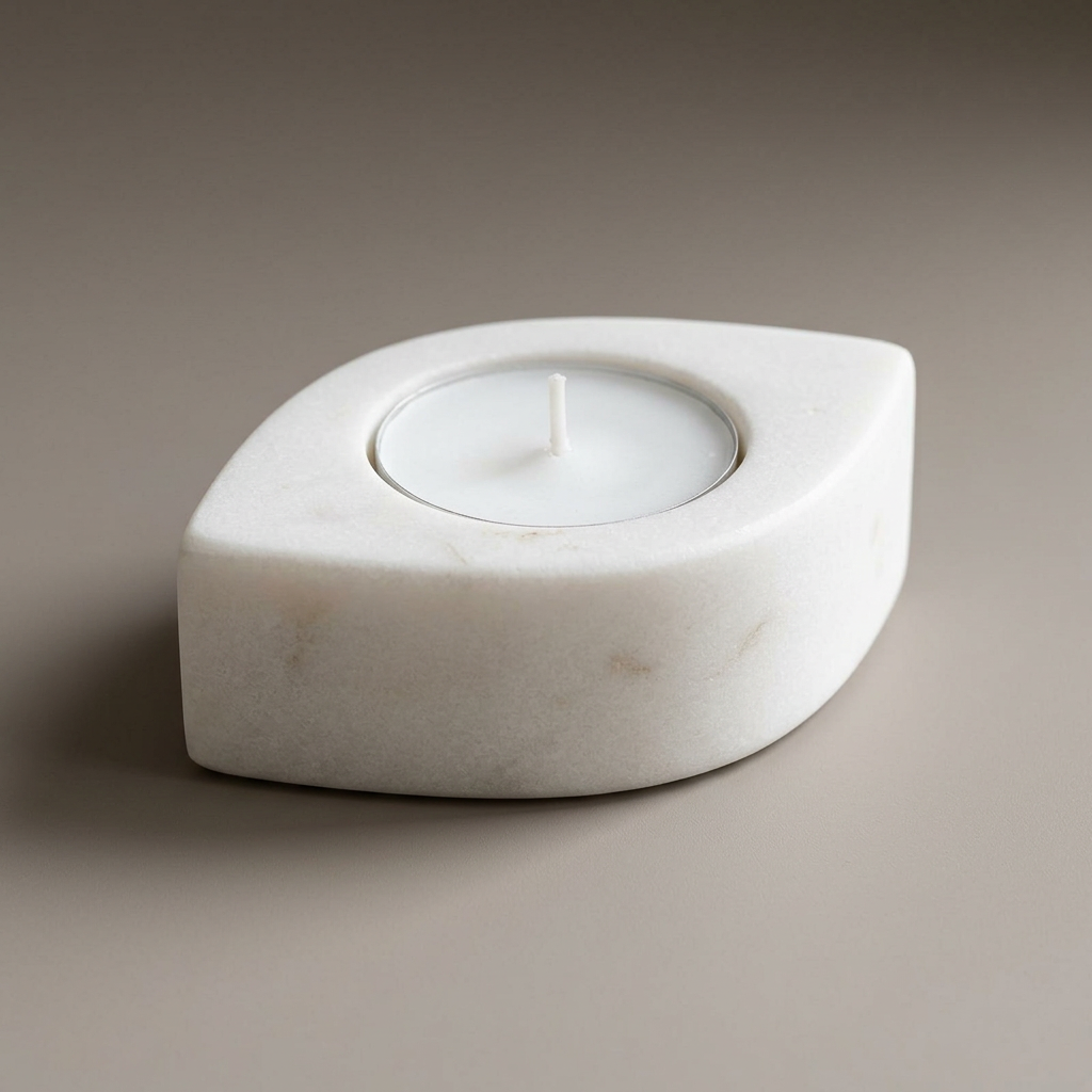 Pointed Oval Candle Holder